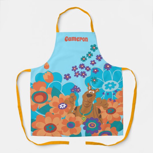 Tablier Scooby-Doo En Fleurs (Recto)