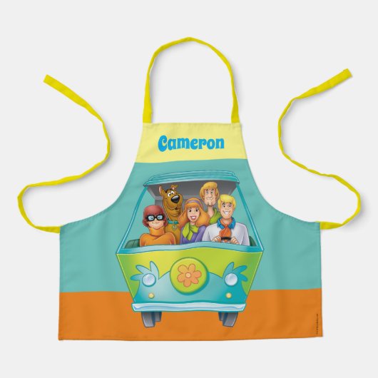 Tablier Scooby-Doo & Gang Mystery Machine Airbrush (Recto)