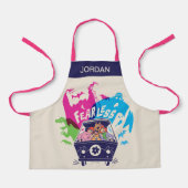 Tablier Scooby-Doo | La Machine Mystérieuse Sans Peur (Recto)