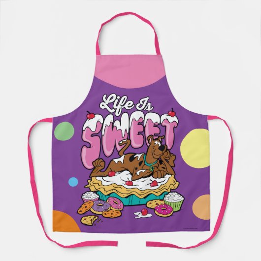 Tablier Scooby-Doo "La vie est douce" (Recto)