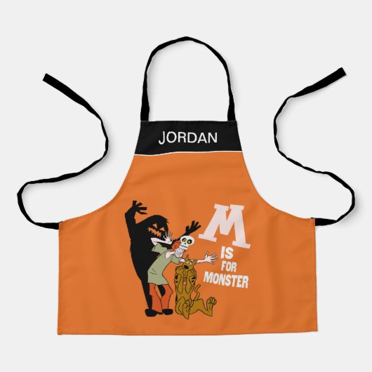 Tablier Scooby-Doo | M est pour Monster (Recto)