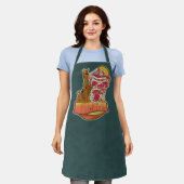 Tablier Scooby-Doo | Pile de Pizza "Munchies" Graphique (Porté)