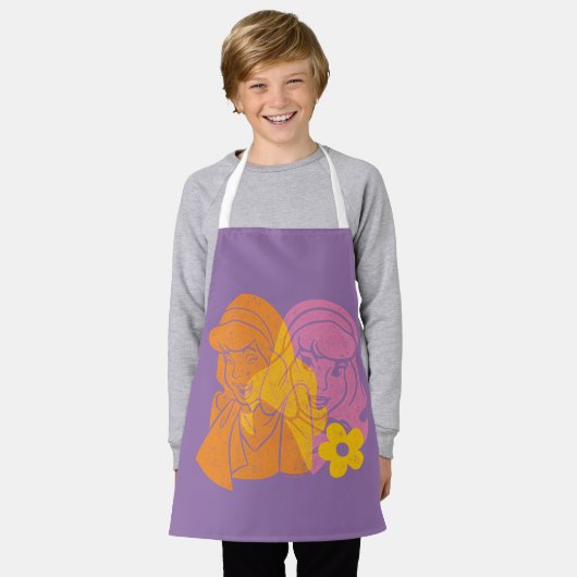 Tablier Scooby-Doo | Portrait des fleurs daphné (Porté)