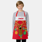 Tablier Scooby le renne (Porté)