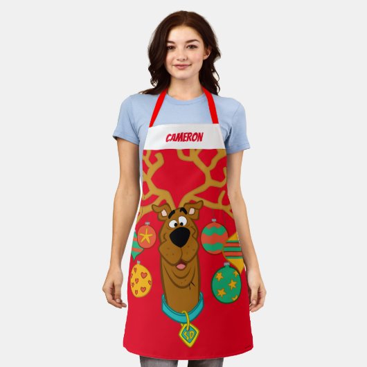 Tablier Scooby le renne (Porté)