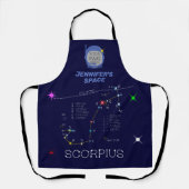 Tablier Scorpie Constellation Zodiaque (Recto)