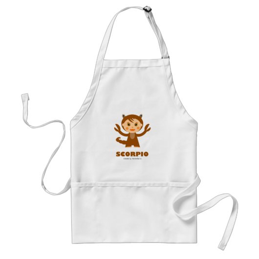 Tablier Scorpio Zodiac pour enfants (Devant)