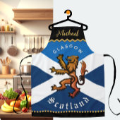 Tablier Scotland Chefs Apron, Glasgow, Drapeau écossais