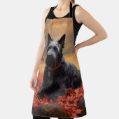 Tablier Scottish Terrier en automne Leaves Fall Inspire (Insitu)