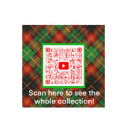 Tablier Scotty Chien et Tartan Joyeux Noël