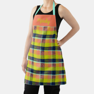 Tablier Scribble vibreur Plaid