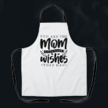 Tablier Script Best Maman Typographie<br><div class="desc">Célébrez l'incroyable maman de votre vie avec le Script Best Mom Typography Apron, un accessoire de cuisine élégant et chaleureux. Avec la phrase touchante "Vous êtes la maman que tout le monde veut qu'ils aient", cet tablier combine élégance et sentiment dans une belle police de caractères, ce qui en fait...</div>