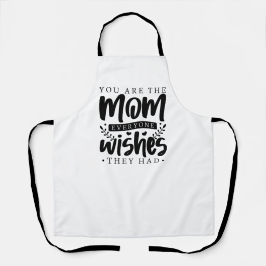 Tablier Script Best Maman Typographie (Recto)