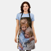 Tablier Script d'amour de famille de Modèles photo personn (Porté)