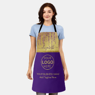 Tablier Script de signature holographique Moderne Paillett