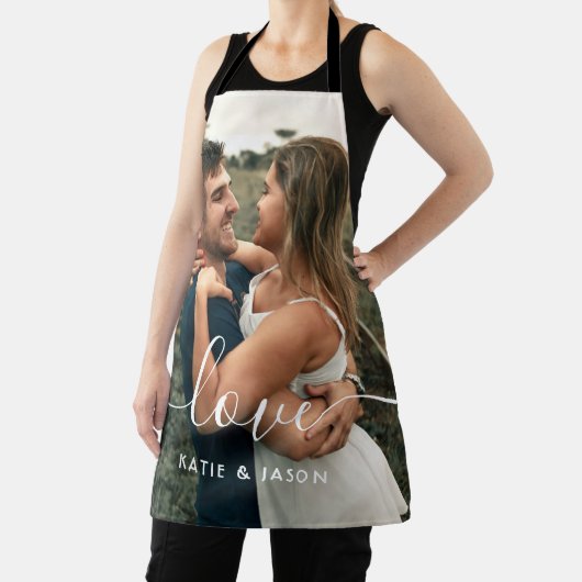 Tablier Script Love Photo Mariage (Insitu)
