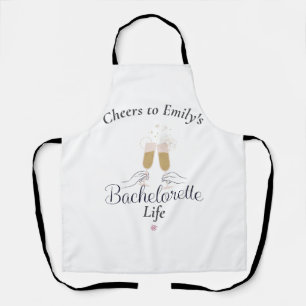 Tablier Script minimaliste moderne Bachelorette Nom person