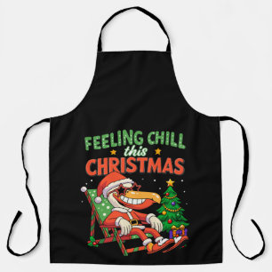 Tablier Se sentir frais pour Noël Pélican Retro Fêtes