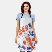 Tablier Seafood Beach Fisherman Ocean Tropical Quote  (Porté)