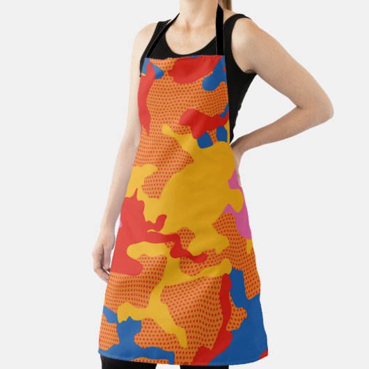 Tablier Seamless camouflage background pattern. Seamless c (Insitu)