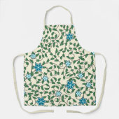 Tablier Seamless floral pattern on beige background (Recto)