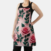 Tablier Seamless Pattern Of Vibrant Red Roses (Insitu)