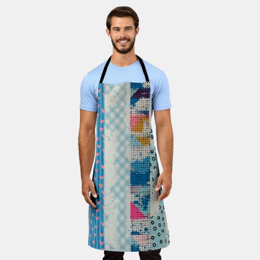 Tablier Seamless pattern, patchwork tiles. (Porté)