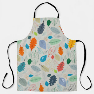 Tablier Seamless Pattern - vintage Autumn Leaves Illustrat