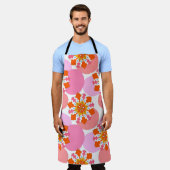 Tablier Seamless pattern with colorful mandalas. Bright te (Porté)