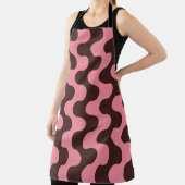 Tablier Seamless pattern with wavy stripes in retro style. (Insitu)