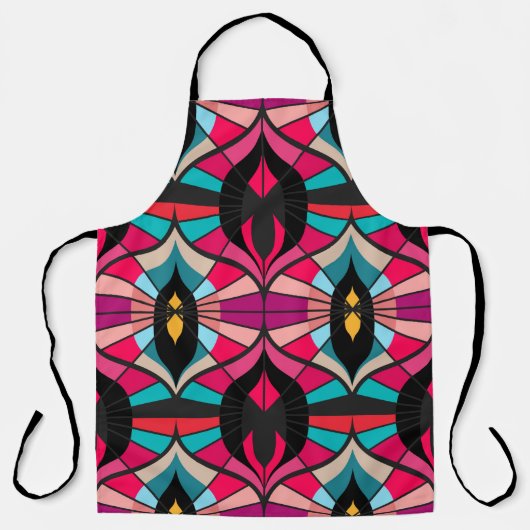 Tablier Seamless retro pattern in the style of the sixties (Recto)