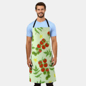 Tablier Seamless tomato pattern. Vegetable print. Vintage  (Porté)