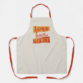 Tablier Seigneur aie pitié (Recto)