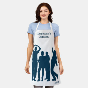 Tablier Seinfeld Graphique de silhouette de groupe