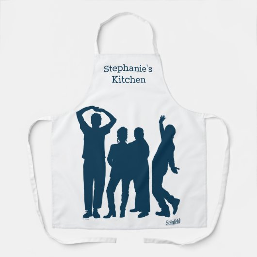 Tablier Seinfeld | Graphique de silhouette de groupe (Recto)