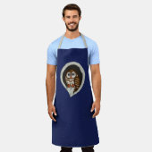 Tablier Selene the Owl All-Over Print Apron (Porté)