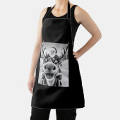 Tablier Selfie de rennes amusant Noël Père Noël (Insitu)