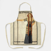 Tablier Semaine Vintage Art Nouveau Richard Strauss, Munic (Recto)