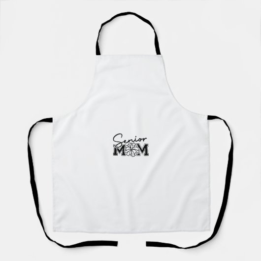 Tablier Senior Mom Cheer Design 🎓 📣 (Recto)