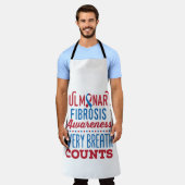 Tablier Sensibilisation à la fibrose pulmonaire Chaque res (Porté)