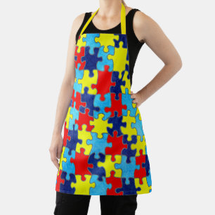 Tablier Sensibilisation sur l'autisme-Puzzle par Shirley T