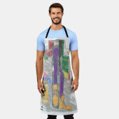 Tablier Sensibilisation violette à "May Street" (Porté)