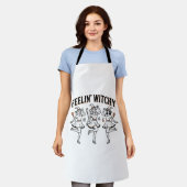 Tablier Sentiment Sorcière Rétro Sorcières Halloween (Porté)