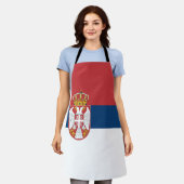Tablier Serbia Flag (Porté)