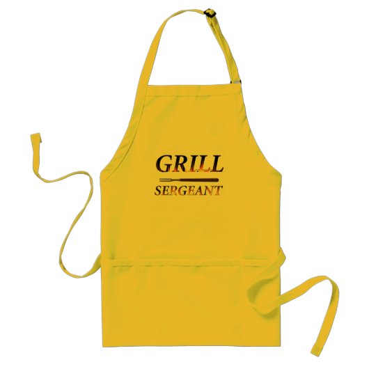 Tablier Sergent de gril avec des outils (Devant)