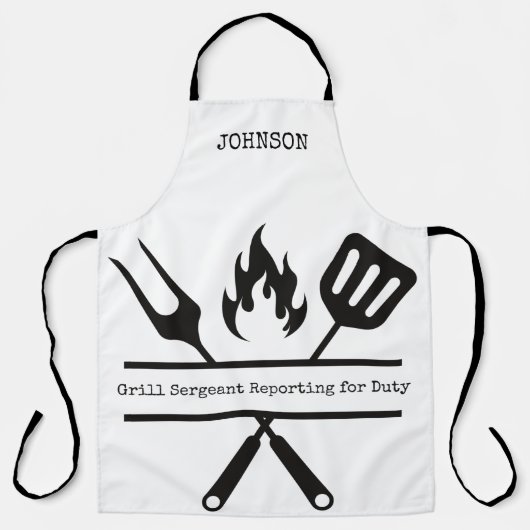 Tablier Sergent Grill Apron (Recto)