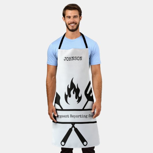 Tablier Sergent Grill Apron (Porté)
