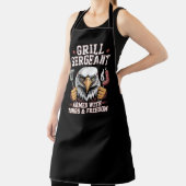 Tablier Sergent-grill : BBQ patriotique (Insitu)