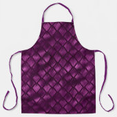 Tablier Série de design Léopard Violet et Or 20 (Recto)