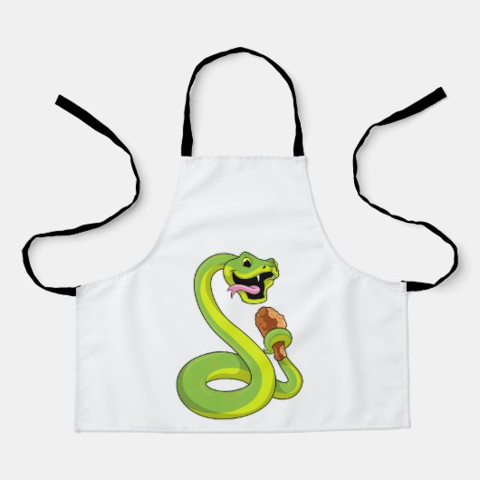 Tablier Serpent au poulet (Recto)